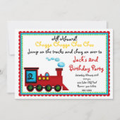 Train-uitnodigingen, Choo Choo Kaart (Voorkant)