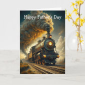 Train Vaderdag Kaart (Gele Bloem)