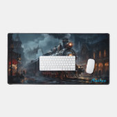 Train victorien Noir Steampunk (Clavier et souris)
