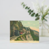 Train vintage à partir d'une ancienne carte postal (Debout devant)