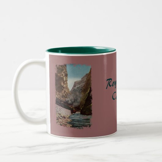 Train vintage à Royal Gorge Coffee Mug (Gauche)