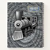 Train Vintage Carnet Spiral (Dos)
