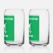 Train voor een jaar Spoil voor een levenslang hond Blikvorm Glas (Links)
