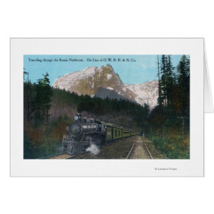 Train voyageant par le nord-ouest
