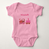 train with age girl romper (Voorkant)