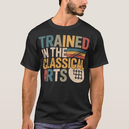 Trained In The Classical Arts Speed Manual T-shirt (Voorkant)