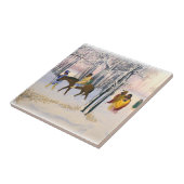 Traînée de carreau de céramique de beaux-arts de (Côté)