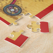 TRAINÉE ONCLE SAM GRENOUILLE PATRIOTIQUE, PUZZLE D (Côté)