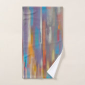 Traînées de peinture colorées (Serviette à main)