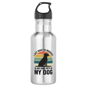 Trainen en rondhangen met mijn hond Vintage honden Waterfles