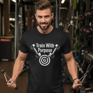 Trainen Met Doel – Motiverend Fitness T-Shirt