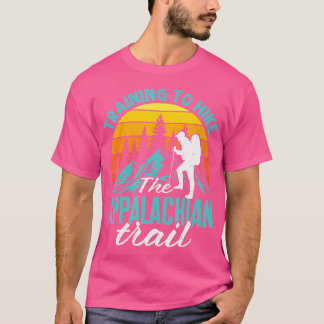 Trainen om de Appalachian Trail Mountain Hi te bek T-shirt
