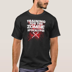 Trainen voor de Zombie Apocalyps grappige Zombie H T-shirt