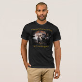 Trainen werkt niet t-shirt (Voorkant volledig)