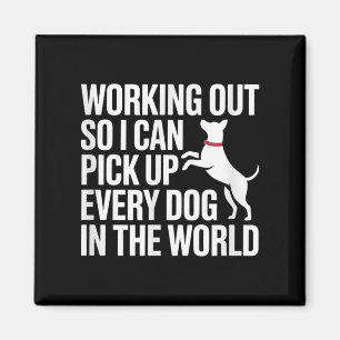 Trainen zodat ik elke hond in de wereld kan aaien magneet