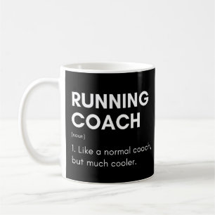 Trainer als een normale coach, maar dan veel koele koffiemok