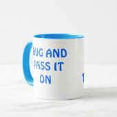 TRAINER , HUG EN PASS VAN VRIJE HUGS MOK (Voorkant links)