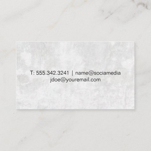 Trainer met Puppy Dog Visitekaartje (Achterkant)