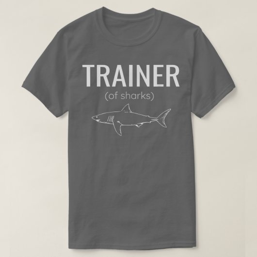 TrainerMet SharkShark-training T-shirt (Design voorkant)