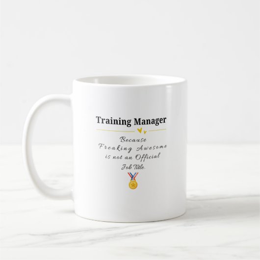 Training Manager Koffiemok (Links)