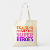 Training Mini Avondmaal Helden Teacher Gift Tote Bag (Achterkant)
