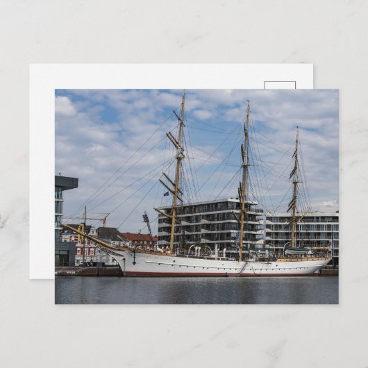 Training ship Germany Briefkaart (Voorkant / Achterkant)