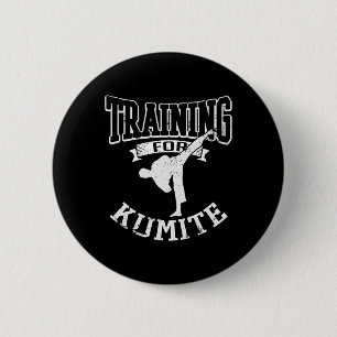 Training voor Kumite MMA Karate Taekwondo Martial Ronde Button 5,7 Cm
