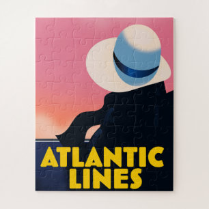 Trainingposter Atlantische lijnvaart Legpuzzel