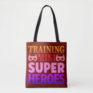 Trainings Mini Supper Helden Leraren Cadeau Draagtas
