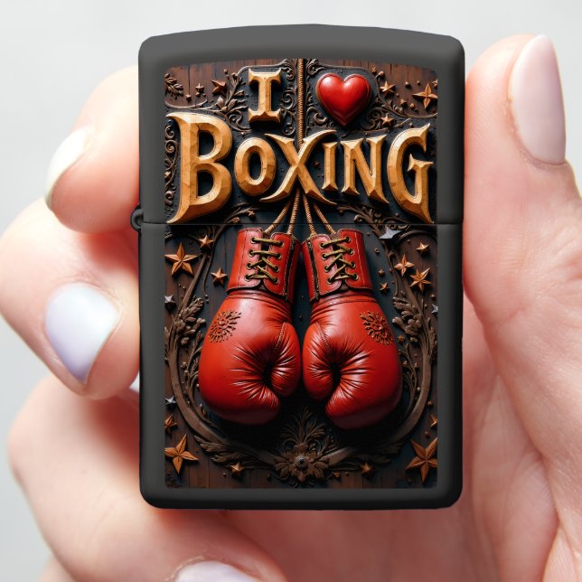 Trainingsbokshandschoenen hangend (In Hand)