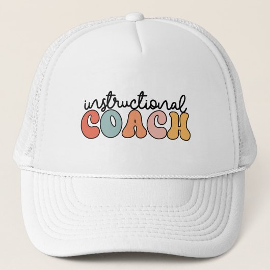 Trainingscoach Educatieve Coach Retro Trucker Pet (Voorkant)