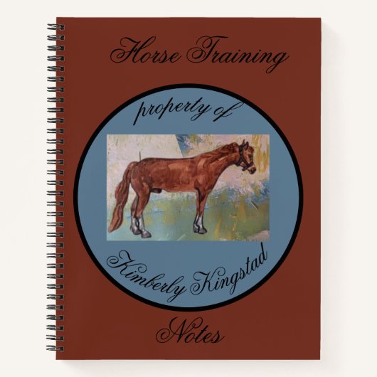 trainingsjournaal notitieboek (Voorkant)