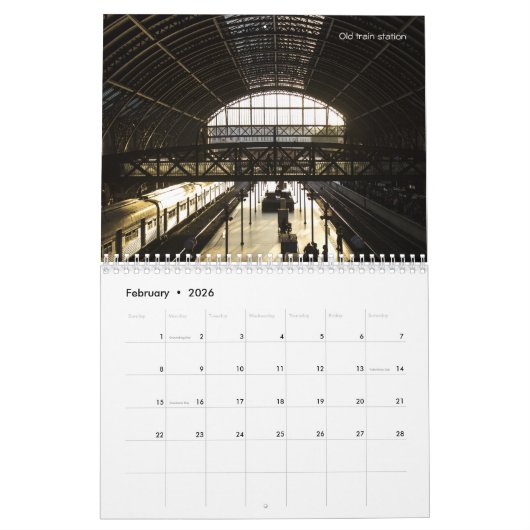 Trainingskalender voor 2025 Stoom en diesel Kalender (Feb 2026)