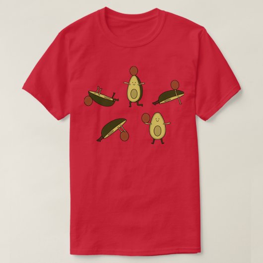 Trainingspakket Avocado T-shirt (Design voorkant)