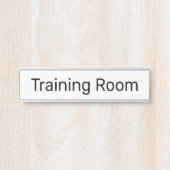 Trainingsruimte wit deurbordje (Voorkant)