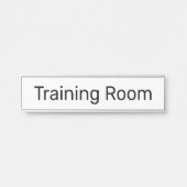Trainingsruimte wit deurbordje (Voorkant)