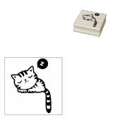 Trainingsstempel voor kat 	rubberstempel (Gestempeld)