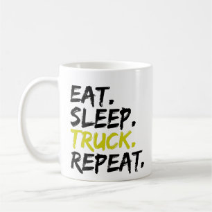Trainingstuurprogramma Eat Sleep Truck Repo Koffiemok