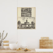 Trainingszaal, Asbury Park en River Uitzicht House Poster (Keuken)