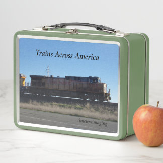 Trains à travers l'Amérique Lunch Box pour les enf