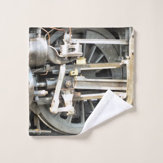 TRAINS À VAPEUR (Gant de toilette)