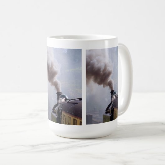 TRAINS À VAPEUR CAFÉ MUG (Devant droit)