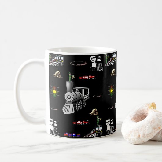 trains de tasse (Avec donut)