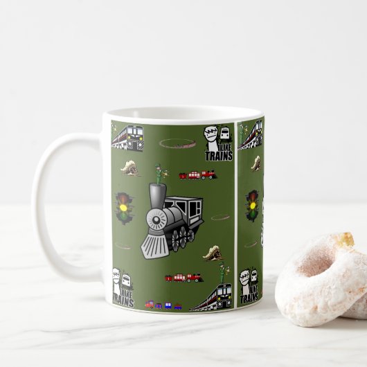 trains de tasse (Avec donut)