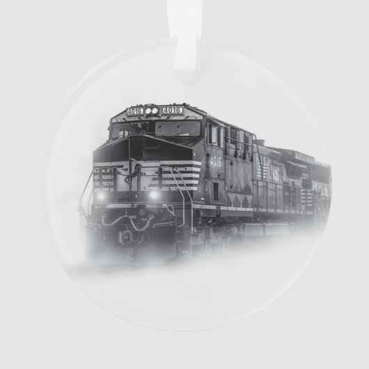 Trains de train noir et blanc (dos)