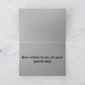 Trains pour moteur à vapeur Carte d'anniversaire (Intérieur)