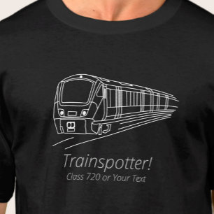 Trainspotter-klasse 720 spoorspoorlijn t-shirt
