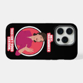 Trainwrak! Zwarte achtergrond. iPhone Hoesje (Achterkant horizontaal)