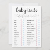 Trait de bébé moderne simple | Carte de saké class (Devant)