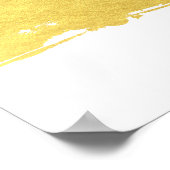 Trait de peinture de feuille d'or Impression de de (Coin)